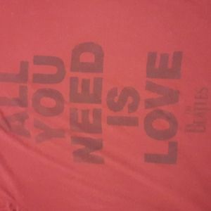 The beatles burgundy t shirt sized x small